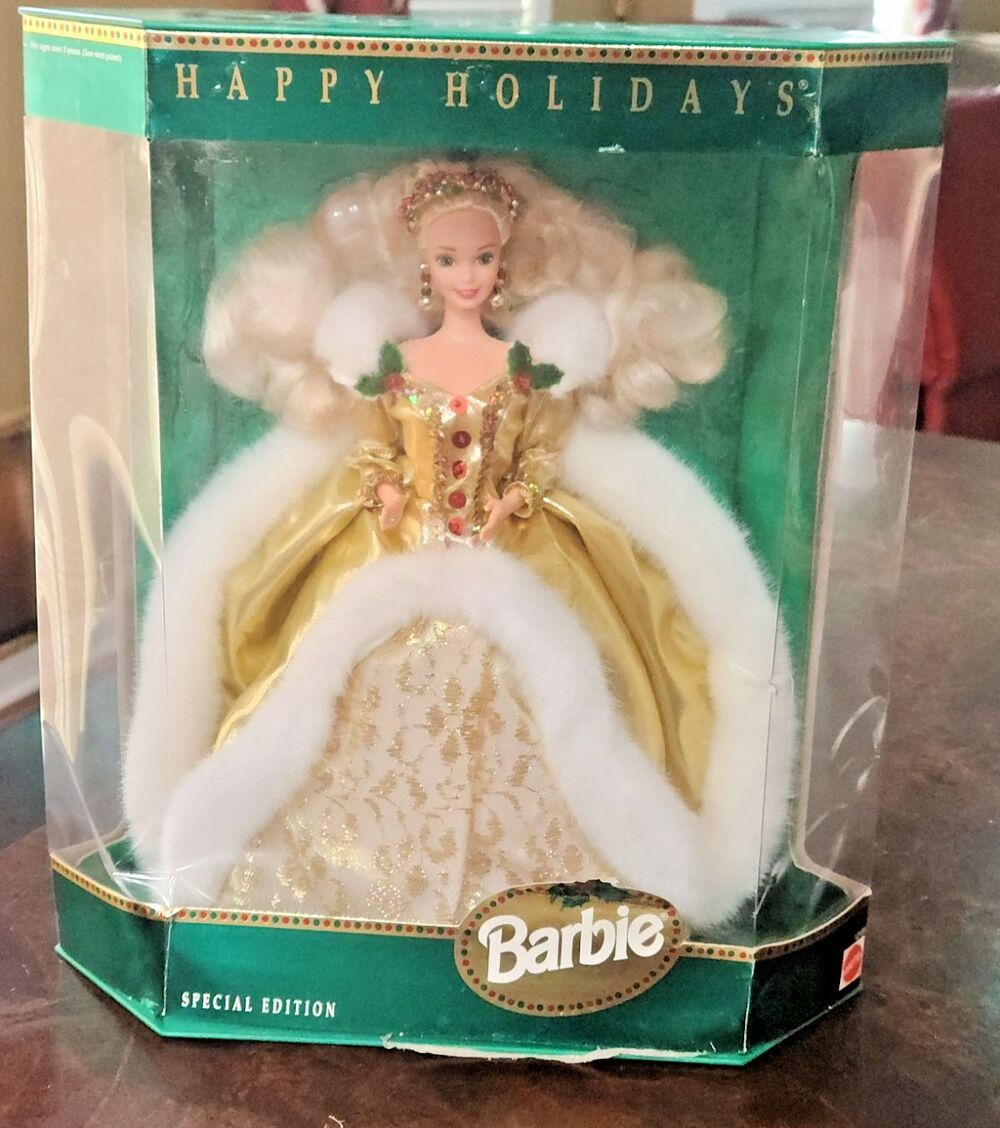 Barbie 1994 Happy Holidays Special Edition Rare Box Error Misprint 12155 NIB